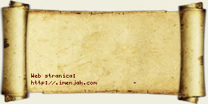 Andreja Stojaković vizit kartica